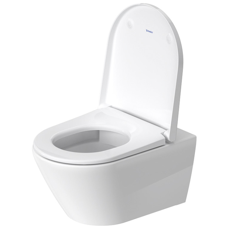 Duravit D-Neo Унитаз подвесной 370х540  мм безободковый, HygieneGlaze, цвет: белый