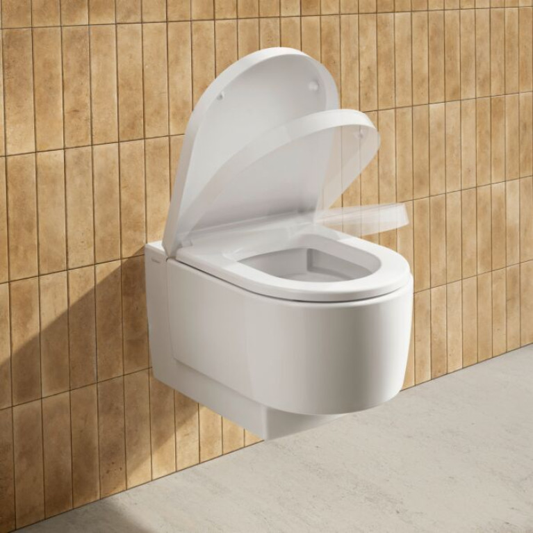 Duravit Balcoon Сиденье для унитаза Balcoon с микролифтом 374x438&para;мм, петли сталь, белое глянцевое