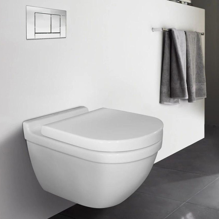 Duravit Starck 3 Унитаз подвесной безободковый, 540х360 мм, с креплением Durafix,  цвет белый (Спец.цена из наличия)