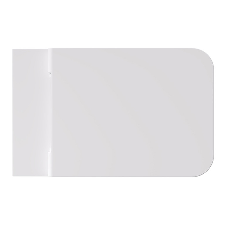 Alice Hide Унитаз Square 55х35, подвесной, безободковый, без сиденья и крышки, белый матовый