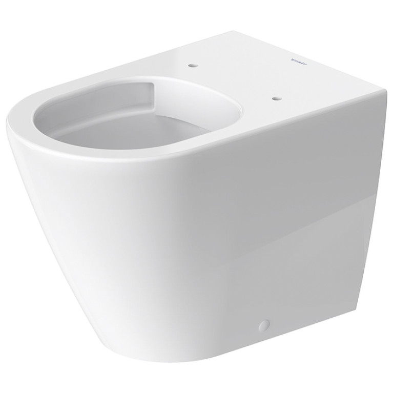 Duravit D-Neo Унитаз напольный 370х580х400 мм, безободковый, слив в стену, цвет: белый (Спец.цена из наличия)