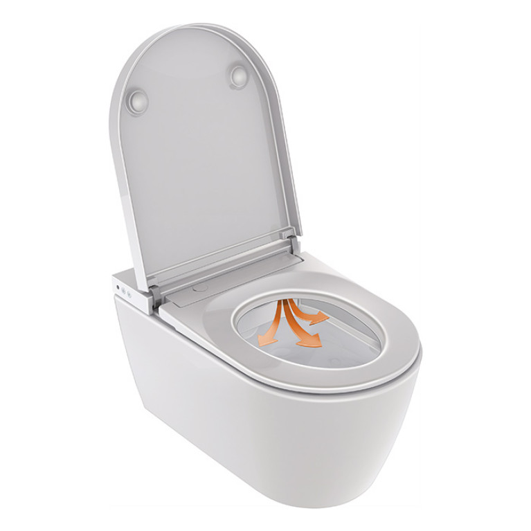 Duravit ME by Starck Rimless Унитаз подвесной 360х575, безободковый, для SensoWash&reg; f, покрытие HygieneGlaze, цвет: белый (Спец.цена из наличия)