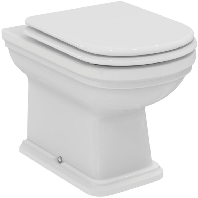 Ideal Standard Calla Унитаз приставной 54.5х36.5см, с сиденьем, цвет: белый