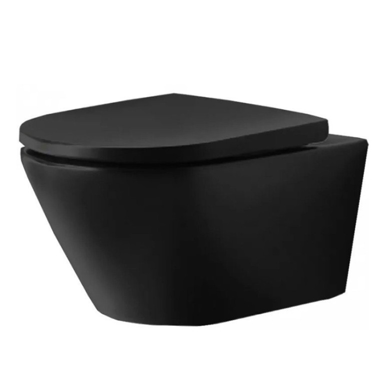 Duravit D-Neo Унитаз подвесной Duravit Rimless&reg;безободкрвый, цвет: антрацит матовый (Спеццена)