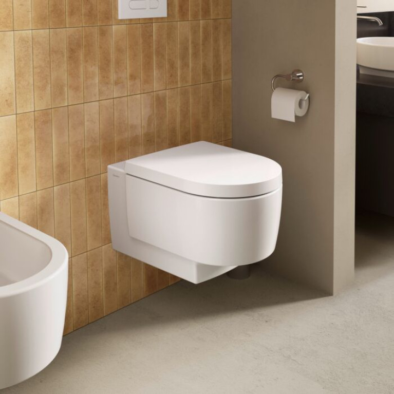 Duravit Balcoon Сиденье для унитаза Balcoon с микролифтом 374x438&para;мм, петли сталь, белое глянцевое