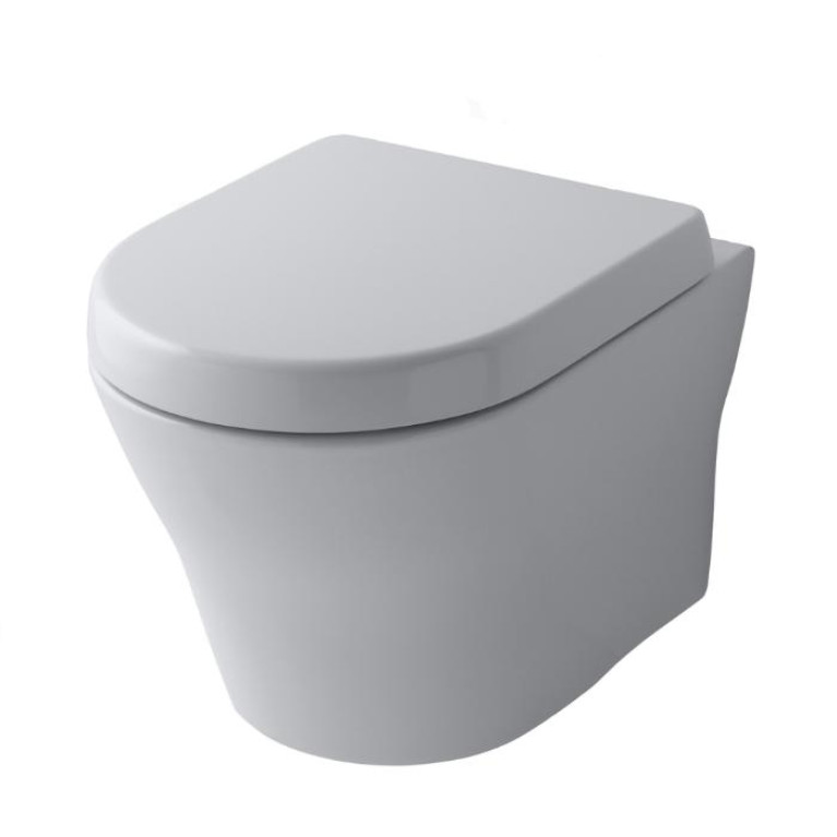 TOTO MH Унитаз подвесной, 394x530x339мм, безободковый, без сиденья, Tornado Flush, CeFiONtect, цвет: белый