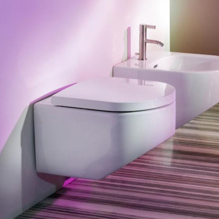 Laufen Sonar Унитаз подвесной 530х370х340 мм, безободковый, цвет: белый матовый
