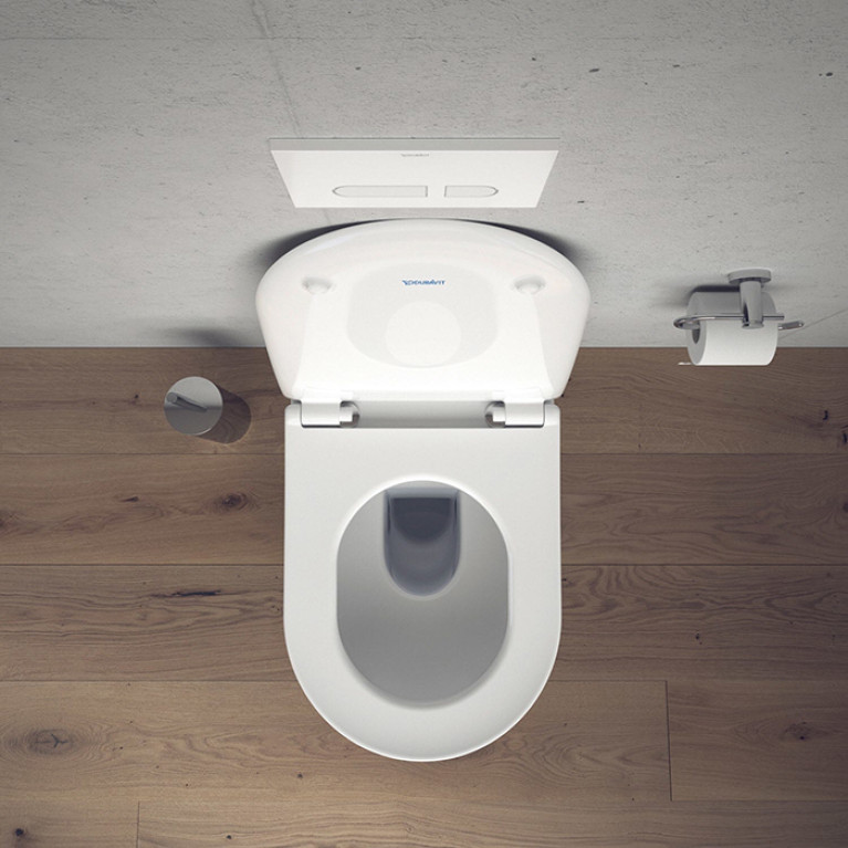 Duravit Soleil by Starck Унитаз напольный  370х600мм, безободковый, слив универсальный,  Wei&szlig; Hochglanz, HyG, цвет белый