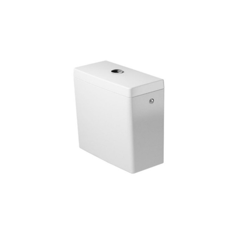 Duravit Starck 3  Бачок для унитаза моноблок  с механизмом двойного смыва цвет хром , подключение справа или слева, цвет белый
