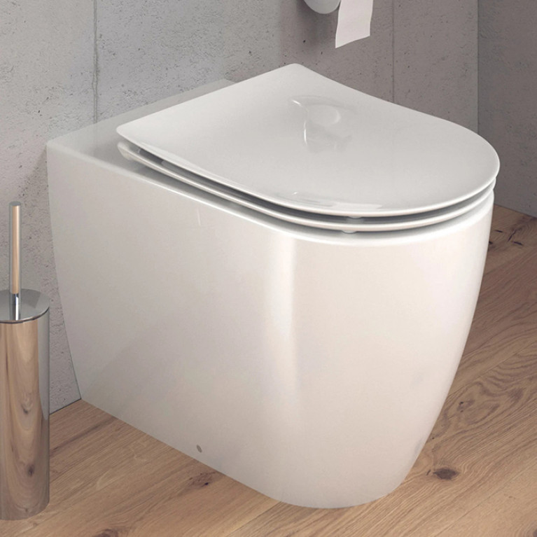 Duravit Soleil by Starck Унитаз напольный  370х600мм, безободковый, слив универсальный,  Wei&szlig; Hochglanz, HyG, цвет белый