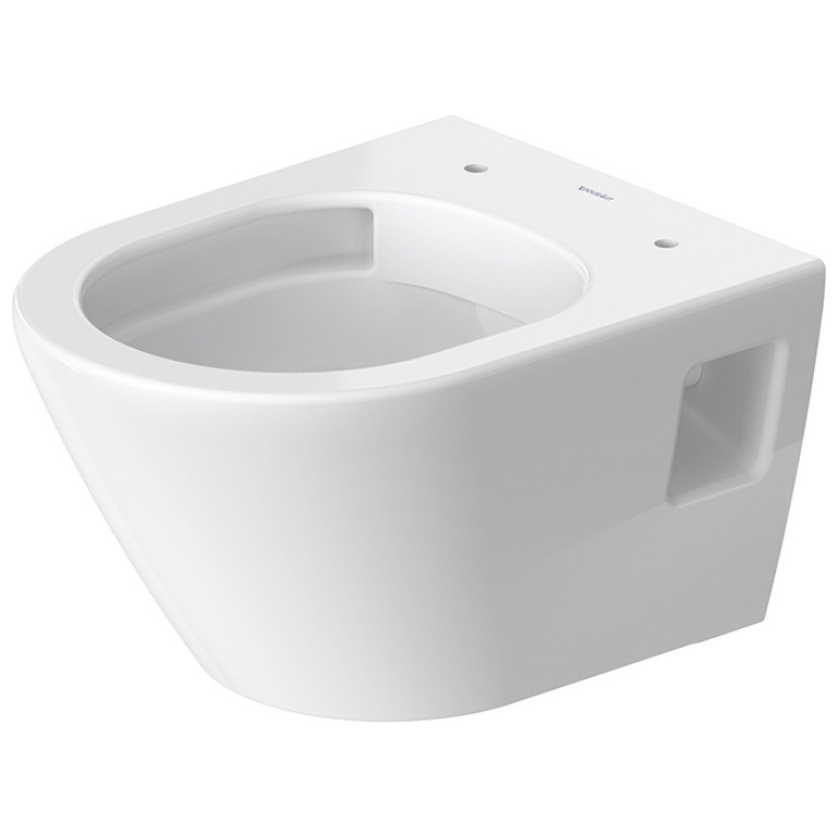 Duravit D-Neo Унитаз подвесной 370х480  мм безободковый, HygieneGlaze, цвет: белый