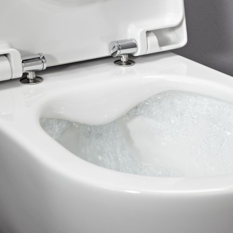 LAUFEN Pro Унитаз подвесной безободковый 530х360х340 мм., цвет белый с покрытием LLC