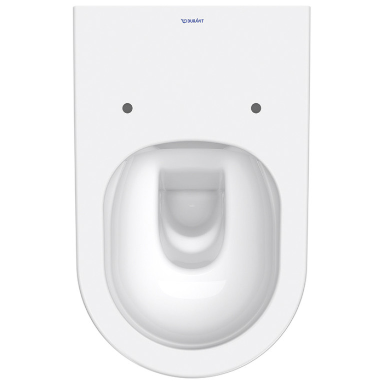 Duravit D-Neo Унитаз напольный 370х580х400 мм, безободковый, слив в стену, цвет: белый (Спец.цена из наличия)