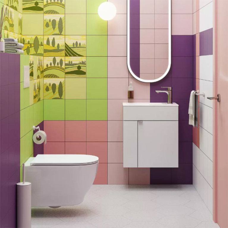 Kerama Marazzi Унитаз Modula подвесной безободковый с крепежом, белый глянцевый  (Цена по Распродаже) (подходит ТОЛЬКО PLMR.seat.02\WHT)
