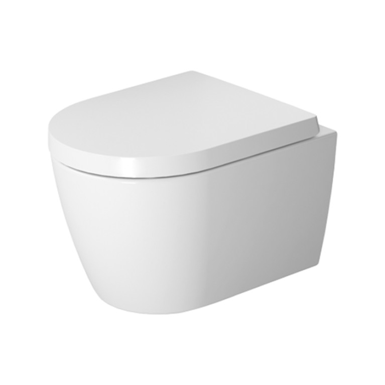 Duravit ME by Starck Унитаз подвесной Compact Rimless, вкл. крепление Durafix,  4,5л., 370x480мм, с покрытием WonderGliss Цвет: Белый