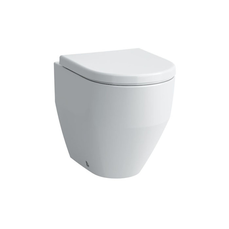 LAUFEN Pro  Унитаз напольный приставной с ОБОДКОМ 36х53х43 см, слив универсальный,цвет белый