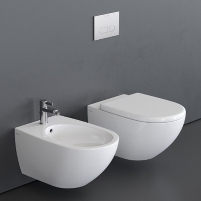 Duravit Architec Унитаз подвесной безободковый, с вертикальным смывом, вкл. крепление Durafix 365 x 575 мм