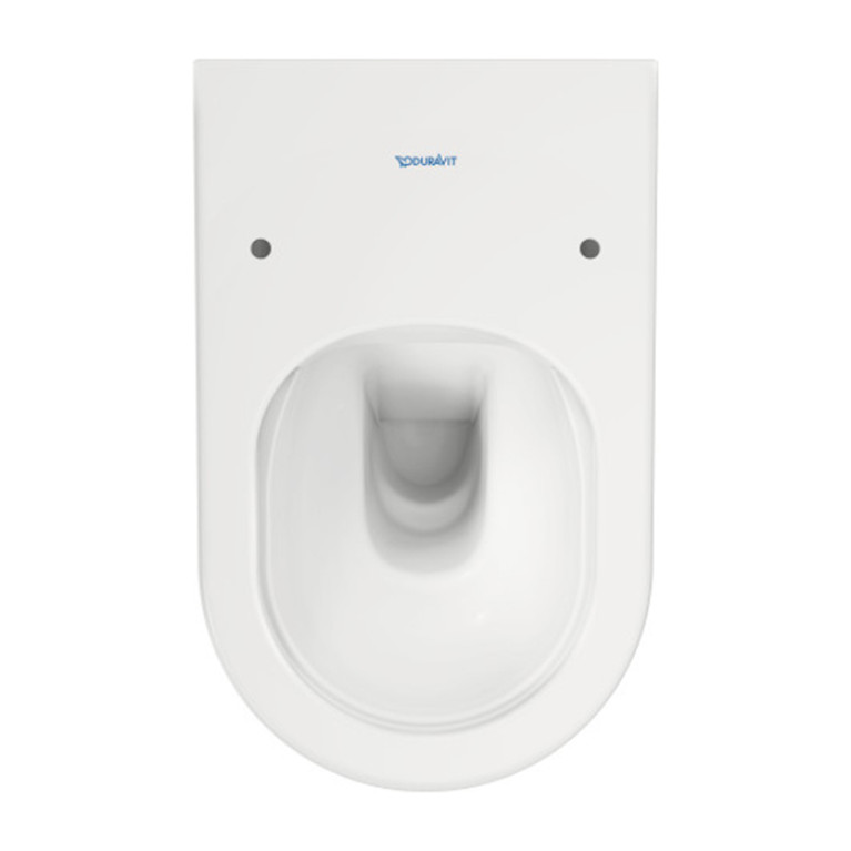 Duravit White Tulip Унитаз напольный 370х580х420 мм, безободковый, слив в стену, HygieneGlaze, цвет: белый