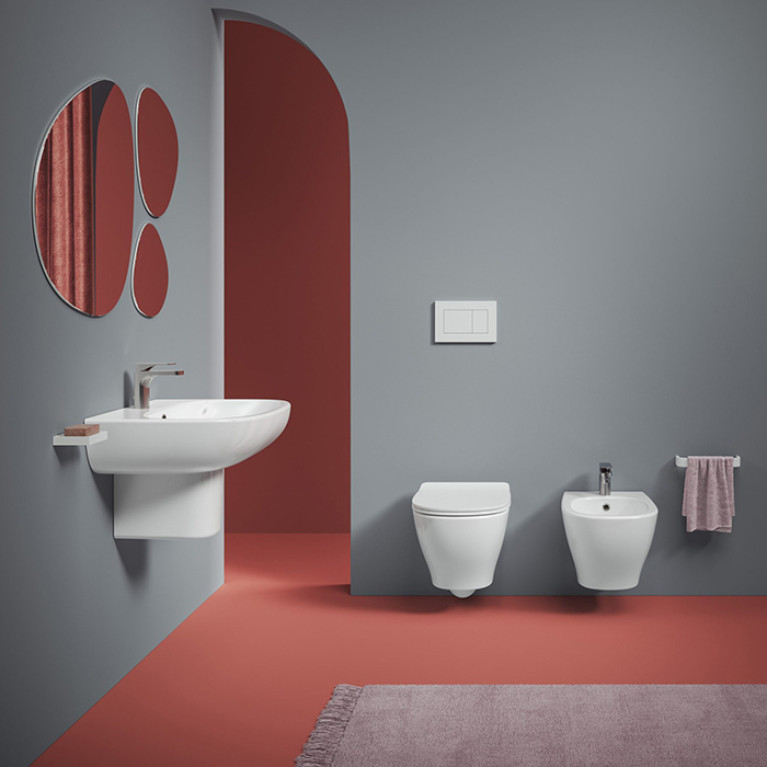 Artceram TEN Унитаз подвесной, 52х36см, безободковый, с крепежом, цвет: белый (Цена по акции с нашего склада!)