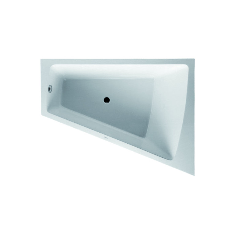 Duravit Ванна Paiova 170x130 угол справа. с акриловой панелью и ножками цв.белый