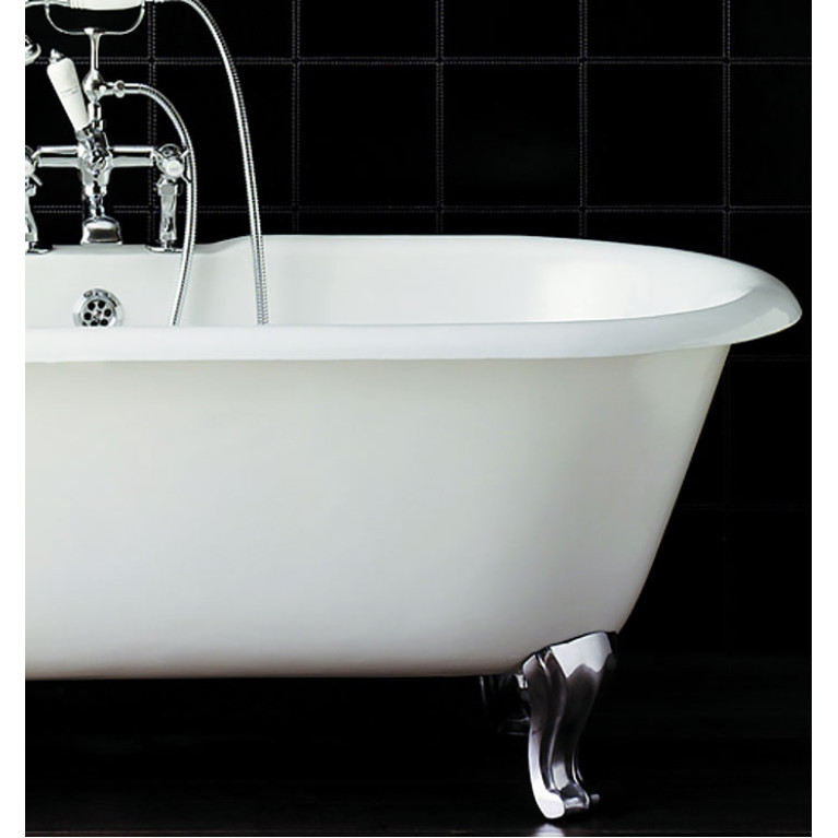 DevonDevon Draycott Ванна 170х79хh61 см, чугунная, отдельностоящая,белая  загрунтованная снаружи, ножки EAGLE белые