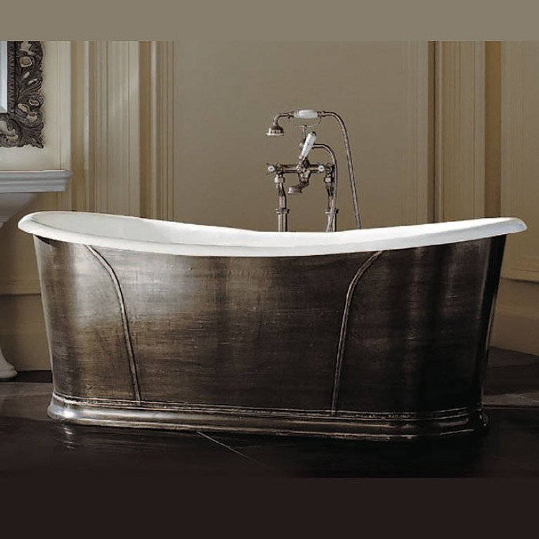 DevonDevon Camelot Ванна 182х81х70,5 см, чугунная, отдельностоящая, облицованная снаружи листовым свинцом
