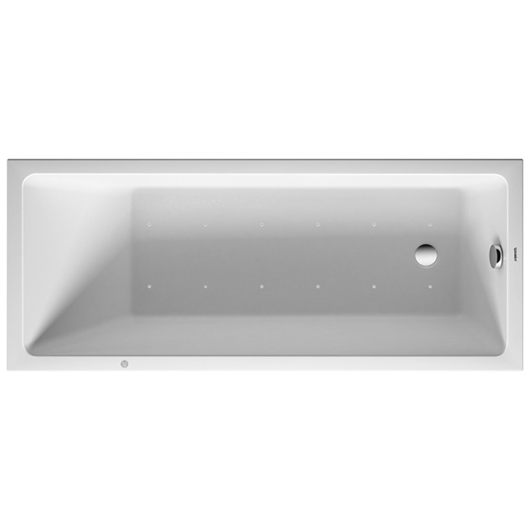 Duravit Vero Air Ванна 1700x700мм, цвет белый, на каркасе, Air-System
