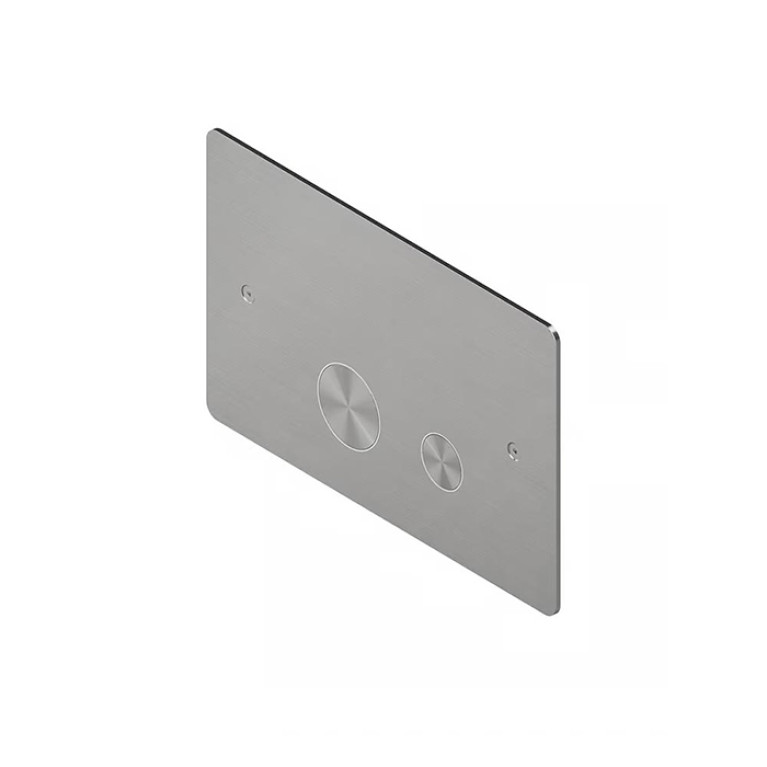 QuadroDesign PC001AS/1 Клавиша смыва для инсталляции Geberit, цвет Brushed Stainless Steel