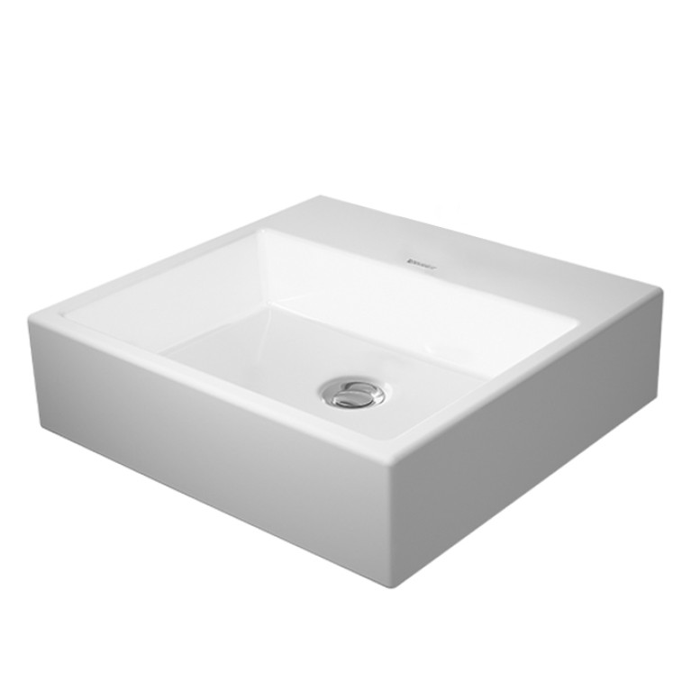 Duravit Vero Air Раковина 50cm, без перелива, с площадкой, без отв. под смеситель, на столешницу, Цвет белый