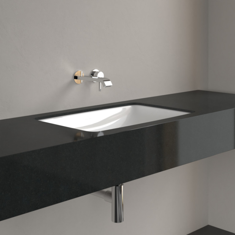 VilleroyBoch LoopFriends Раковина встр. под столешницу 615*380*180, с переливом, цвет альпийский белый