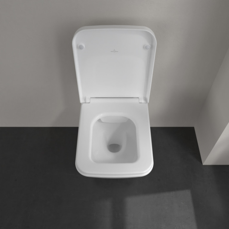 VilleroyBoch Finion Унитаз подвесной 375*560*350, CeramicPlus, цвет  альпийский белый