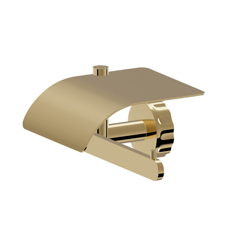 Newform Ionika accessori Держатель для т/б с крышкой, правый , цвет: PVD glossy gold