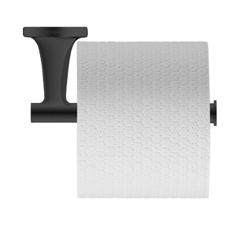 Duravit Starck T Держатель туалетной бумаги настенный цвет черный матовый
