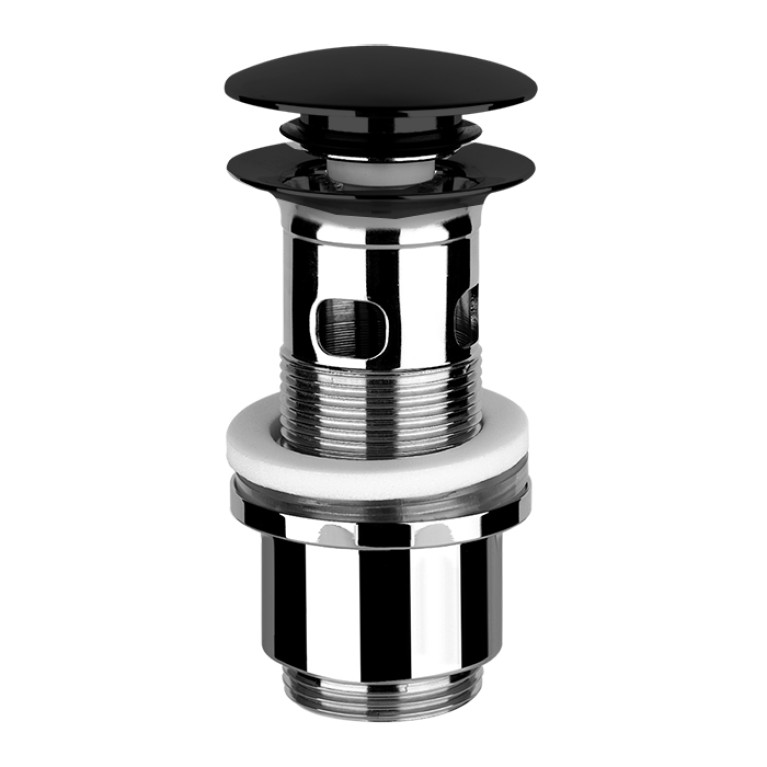 Gessi Донный клапан StopGo для раковины с переливом, цвет Black XL