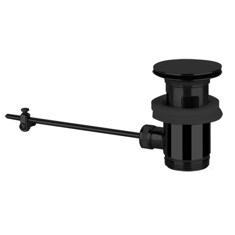Gessi Emporio Technical accessories Донный клапан для раковины на 1 1/4 c донным клапаном и переливом, цвет: Black XL