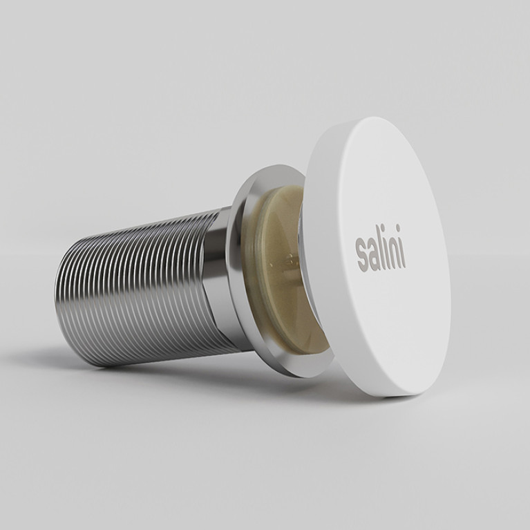 Salini Донный клапан  для раковины  D502 UpDown для Armonia, Gloria 312, цвет: S-Sense, белый глянцевый