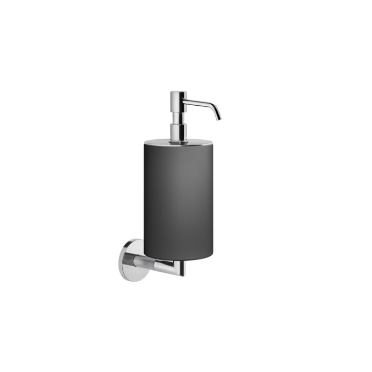 Gessi Anello Дозатор для жидкого мыла настенный черный, цвет: хром