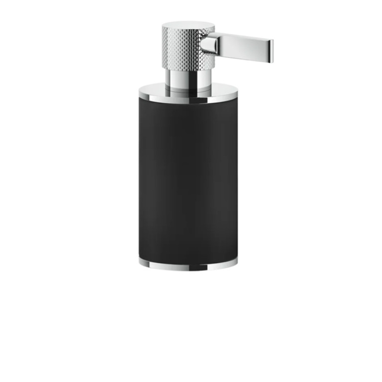 GESSI INCISO Дозатор для жидкого мыла настольный, цвет: черный/хром