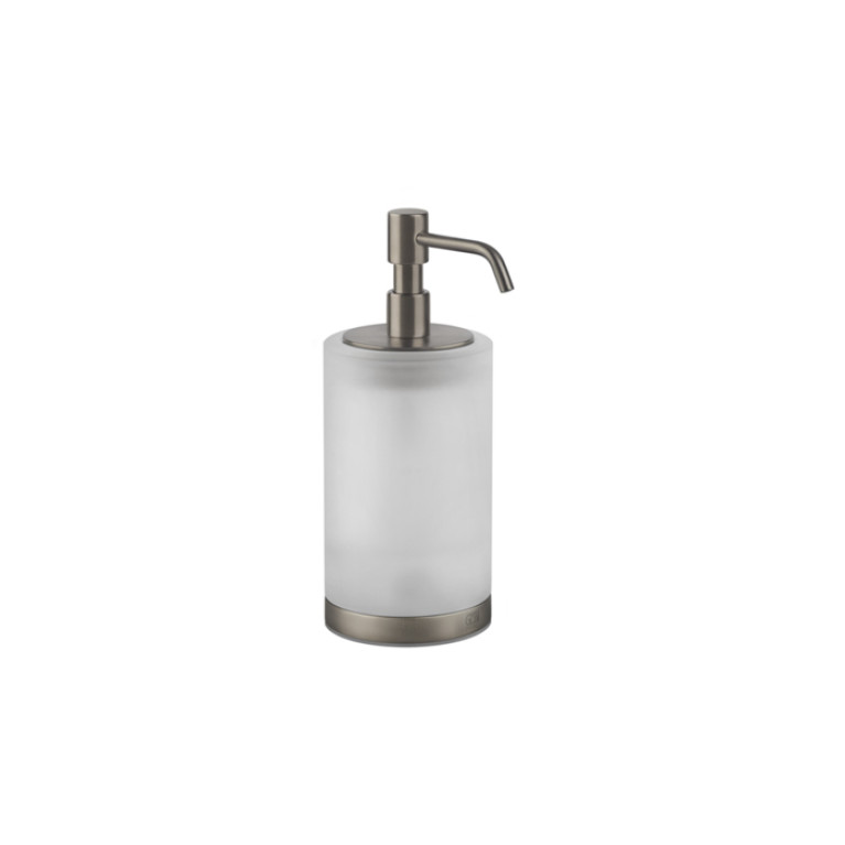 GESSI Emporio Accessories Дозатор для жидкого мыла настольный, сатинированное стекло, фурнитура Finox Brushed Nickell