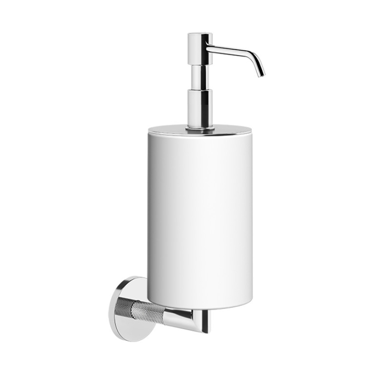 Gessi Anello Дозатор для жидкого мыла настенный белый, цвет: хром