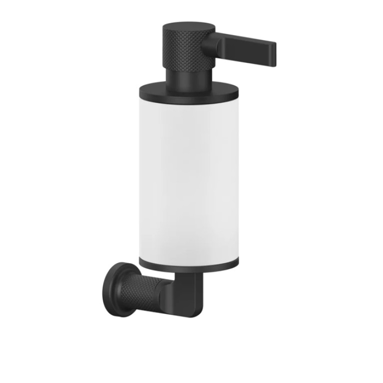 GESSI INCISO Дозатор для жидкого мыла настенный, цвет: белый/nero XL