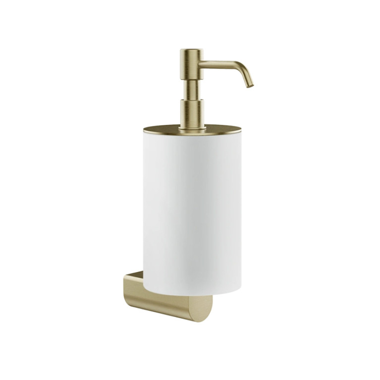 GESSI Rilievo Дозатор для жидкого мыла настенный, цвет: Brushed Brass PVD