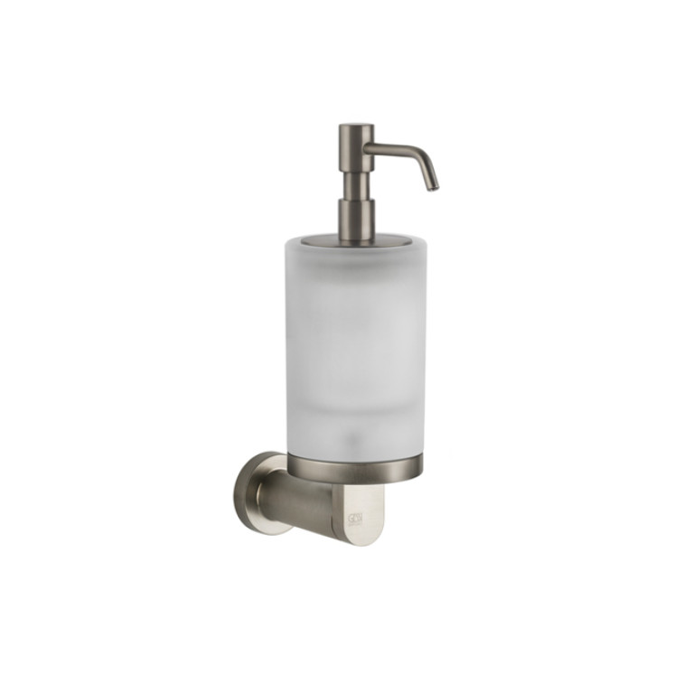 Gessi Emporio accessories Дозатор для жидкого мыла настенный, сатинированное стекло, цвет: Finox Brushed Nickel