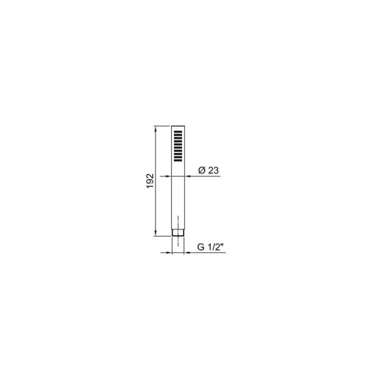 Fantini Venezia Ручной душ FIT, цвет: Matt British Gold PVD
