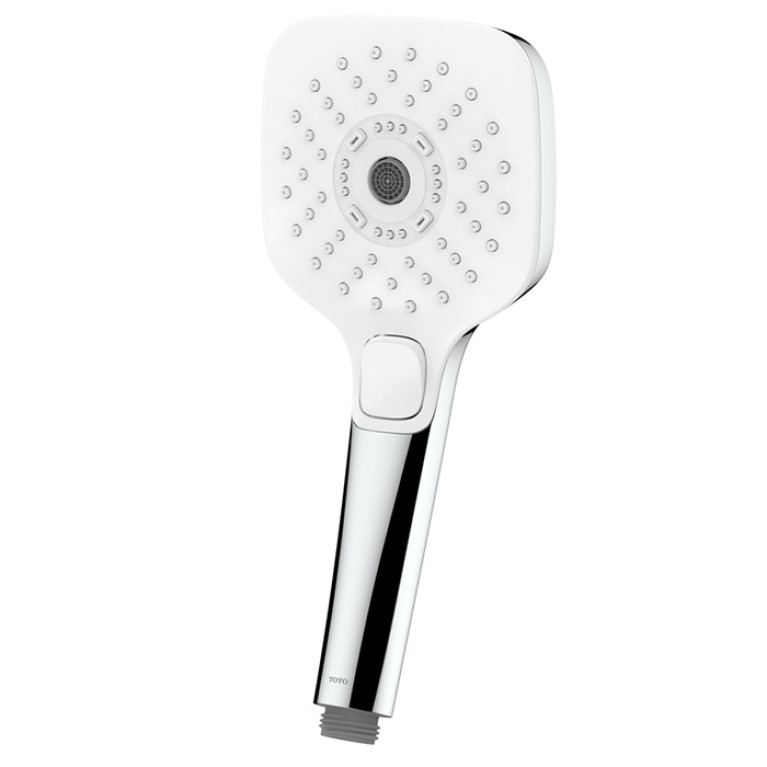 TOTO SHOWERS Ручной душ, 110x75x248мм, трёхрежимный, Comfort Wave, Active Wave, Warm Spa, цвет: хром