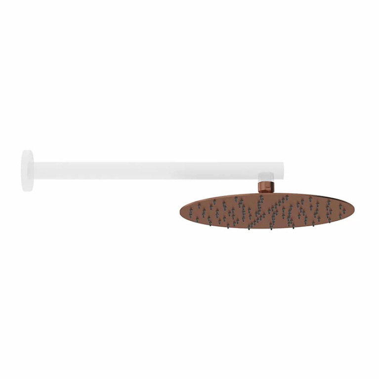 Kerama Marazzi Круглая душевая лейка ETERNA, брашированная медь, pvd