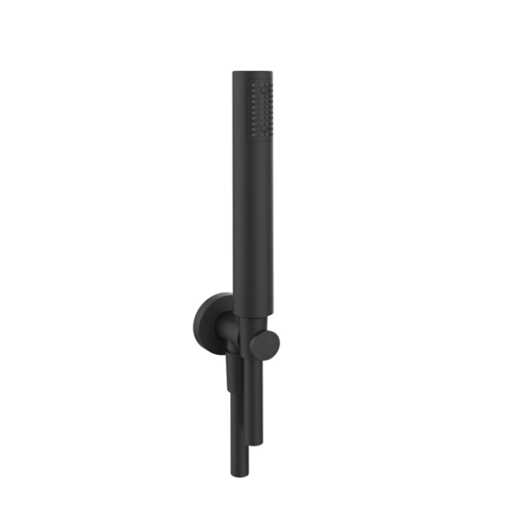 Gessi Emporio Emporio shower Душевой комплект, состоящий из вывода воды, держателя, шланга 1,50 м и лейки, цвет: Black XL
