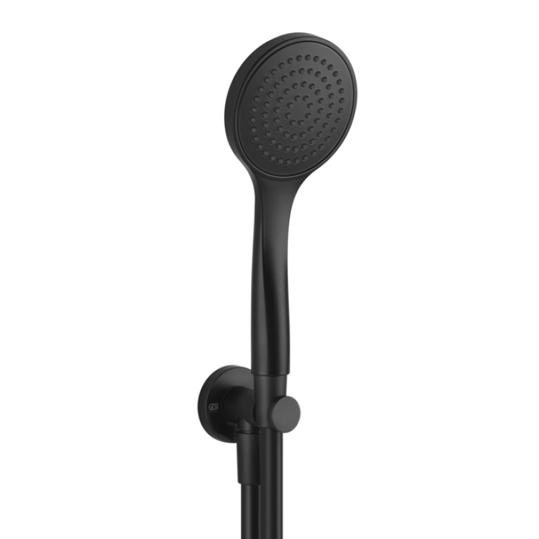 Gessi Emporio Emporio shower Душевой комплект, состоящий из вывода воды, держателя, шланга 1,50 м и лейки, цвет: Black XL