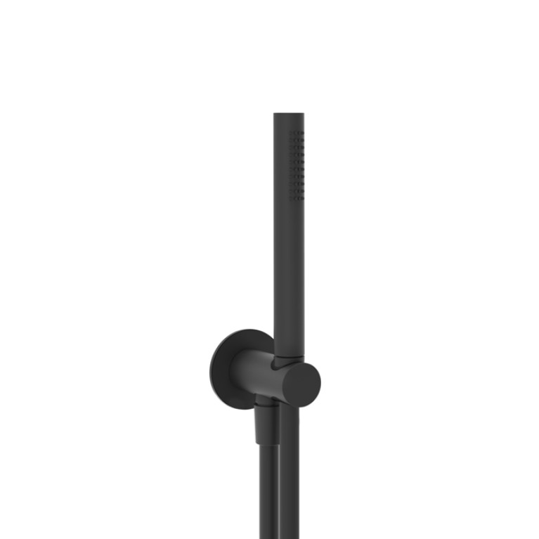 GESSI 316 Душевой комплект, +  вывод, держатель, шланг 1,50 м и душевая лейка, цвет: Black XL