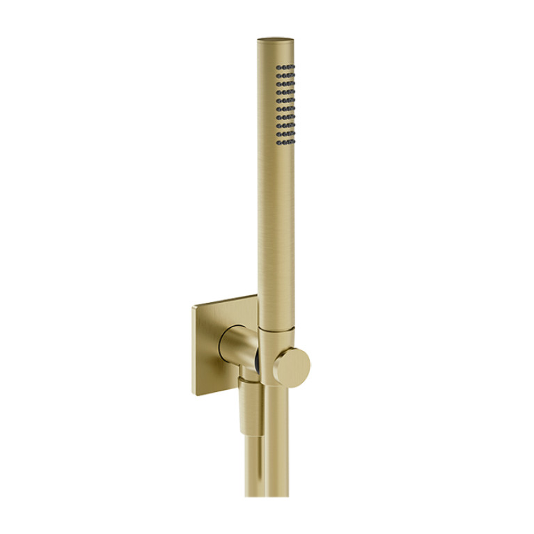 GESSI INCASTRI  Ручной душ со шлангом 150 см и держателем,  цвет: Brass Brushed PVD
